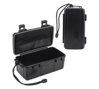 Widybord Caja de Buceo Resistente al Aire Libre | Almacenamiento Impermeable con Bolsillo de para Seguridad hermética, Black