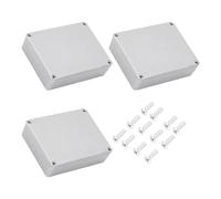 Widybord Caja de interruptor de palanca de aluminio fundido a presión 1590BB para pedal de guitarra, 3 unidades, 120 x 94,5 x 34 mm