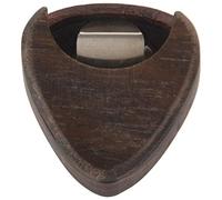 Widybord Caja de púas de guitarra portátil de madera para almacenamiento de púas de guitarra, accesorios de instrumentos musicales para instrumentos de cuerda