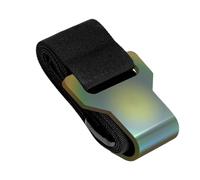 Widybord - Cerradura de basura para animales, apta para basura de 30 a 50 galones, cerradura/correa de tapa de basura ajustable con garra de metal