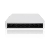 Widybord - Conmutador Ethernet de red no gestionada, 1000 m Hub de conmutación LAN RJ45 Ethernet interruptor de escritorio inteligente 8 puertos enchufe UE fácil de usar