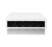 Widybord Conmutador Ethernet red no gestionado 100M Hub de conmutación LAN RJ45 Ethernet Switch de escritorio inteligente 5 puertos enchufe UE