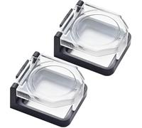 Widybord - Cubierta de interruptor de botón pulsador de alimentación, impermeable y resistente a las colisiones, protector de seguridad a prueba de polvo para agujero B de 25 mm