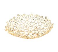 Widybord - Cuenco de frutas de metal con adornos para el hogar, mesa de café, mesa de comedor, cesta de frutas, modelo de habitación, hotel artesanía, decorativa, flexible, fácil de usar