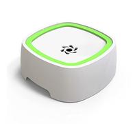 Widybord - Cuenco flotante para perro, gato, 1 unidad, para perro, gato, cuenco para beber, no mojar, boca, salpicadura, agua, gato, cuenco no rociador, dispensador de agua, color verde