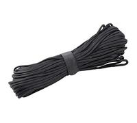 Widybord - Cuerda de paraguas de paracord exterior, multifuncional, cuerda de paraguas de rescate de supervivencia, reflectante, cuerda de camping, cordón negro