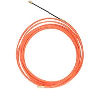 Widybord Dispositivo de guía naranja de 4 mm y 5 metros, cable eléctrico de nailon, extractores de empuje, conducto de serpiente, rodder, cinta de pescado