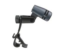 Widybord E604 - Micrófono dinámico con cable para instrumento cardioide con soporte de brazo de pinza adecuado para instrumentos de batería