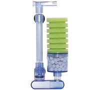 Widybord Filtro de acuario, ultra silencioso, filtro de esponja bioquímica para pecera, bomba de aire, acuario para freír, tanque de peces, agua, otoño, filtros de esponja de espuma doble Xy-2881