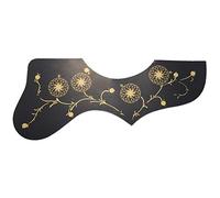 Widybord Flower Decoration EJ200 - Golpeador para guitarra acústica, color negro