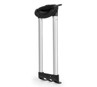 Widybord G003 - Carrito de viaje con telescópico de 51 cm, caja de herramientas de 20 pulgadas, Plateado y negro.