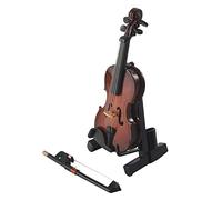 Widybord Gifts - Réplica de Instrumento Musical de violín en Miniatura con, 8 x 3 cm