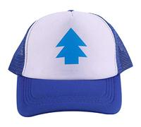 Widybord Gorra de Béisbol de Algodón Unisex Gorra de Golf Cabeza Retráctil Animación Pin Azul 58-60Cm