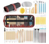 Widybord Herramientas de Cerámica para Escultura, Kit De Herramientas de Arcilla para Escultura, Conjunto De Herramientas de Cerámica para Modelado, Kits De Herramientas de Cerámica para Horno de