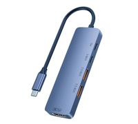 Widybord Hub USB C 10Gbps Distribuidor USB C PD 140W Carga USB 3.2 Hub Tipo C Base de acoplamiento para ordenador portátil PC Teléfono Tableta
