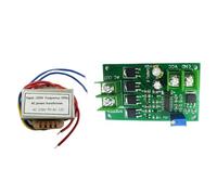 Widybord Inversor 200W DC 12V a AC 12V 50Hz Kit de módulo Generador de señal de onda cuadrada 12W AC 12V a 220V Tarjeta de transformador de potencia