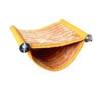 Widybord Invierno Cálido Nido de Pájaro Casa Hangar Cabaña Colgante Hamaca Jaula de Peluche Pájaros Cabaña Escondite para Loro Jaula de Pájaros Fácil de Usar S