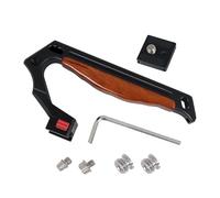 Widybord - Juego de asa de transporte superior para fotografía, mango de maceta de madera con liberación, C