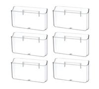 Widybord - Juego de cajas de almacenamiento de pared para archivos, revistas de pared, armario de bolsillo de pared, kit de cajas de almacenamiento para oficina y cuarto de baño