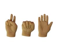 Widybord Juguete divertido de 3 piezas para gatos y cachorros, como se muestra, suministros para mascotas, lindas manos pequeñas para gatos, juguete de manos de goma elástica para gatos