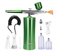 Widybord Kit de Piezas de Cepillo de Aire Pulverizador Portátil Automático con Punta de 0,3 Mm, Cepillos de Aire Portátiles para Pintura, Tatuaje, Arte de Uñas y Coloración Modelos