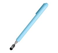 Widybord - Lápiz capacitivo para pantallas táctiles, puntero retráctil y lápiz capacitivo con punta de flocado especial (azul)