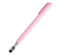 Widybord - Lápiz óptico universal para pantallas táctiles, puntero retráctil y lápiz capacitivo con punta de flocado especial (rosa)
