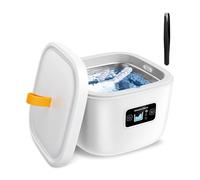 Widybord Limpiador ultrasónico para dispositivo de retención, prótesis dental, protector de dientes, cabezal de cepillo de dientes, dispositivo de retención ultrasónica 43 KHz 255 ml, enchufe UE
