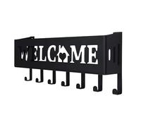 Widybord - Llavero, diseño de pared dulce, llavero, color negro, gancho de pared para llave, llavero para puerta de entrada