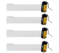Widybord - Lote de 4 llaveros en rollo de película con memoria de sublimación, llavero en rollo de película para cámara en blanco con sublimación de doble cara, fácil de instalar y de utilidad
