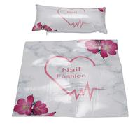 Widybord Love Stylish Mode Nail Art Cojín Reposamanos Esponja Cuero Imitación Soporte Almohada Reposabrazos Alfombras Pad Uñas Manicura Herramientas Salón