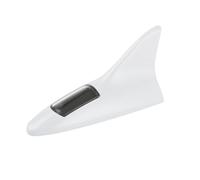 Widybord luz LED solar universal antena de aleta coche cola de techo antena de cinturón de luz modificada luz de advertencia de seguridad de conducción blanca fácil de usar