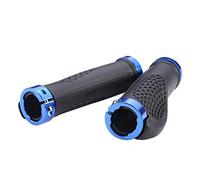 Widybord Manijas de Bicicleta Ergonómicas Funda de Manillar Bicicleta Bicicleta Reposamanos Absorción de Choques Extremo de la Barra Azul