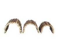 Widybord Mascota Molar Rama de Sauce Accesorios de Conejo Suministros Molares de Hamster Escala de Escala de Arco Puente de Juguete Madera 1 Conjunto
