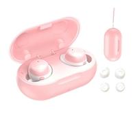 Widybord Mini Auriculares sin Bluetooth 5.4 con funda de carga sin Mini Auriculares Bluetooth Invisibles Instalación fácil de usar Rosa