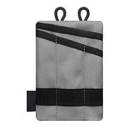 Widybord Mini Bolsa organizadora de Bolsillo para Exteriores, Multifuncional, para Camping, Senderismo, montañismo, Tarjetas, Llaves, Bolsa de Almacenamiento de Herramientas, Color Caqui, Gris