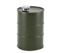 Widybord Mini Botella de cadera de acero inoxidable, taza de sake cilíndrica portátil para viajes para acampar al aire libre verde