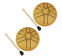 Widybord Mini Tambor Etéreo, Tambor de Lluvia Al Aire Libre, Tambor de Lluvia de Jardín, Tambor de Chakra de Lluvia, Tambor de Lluvia Al Aire Libre de Temporada de Lluvias Amarillo