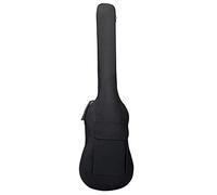 Widybord Mochila acolchada suave para bajo eléctrico, 5 mm, impermeable, Black