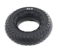 Widybord Modelo de Neumático Grip de Silicona Anillo de Rehabilitación de Cinco Dedos Fuerza de Adhesión Máxima 80 Lbs Negro