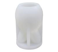 Widybord - Molde de vela de conejo de Pascua, molde de silicona para la fabricación de velas, chocolate, decoración de pasteles, jabón, molde de resina A 1 unids