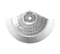 Widybord Movimiento mecánico automático, accesorios de reloj, rotor de repuesto, peso oscilante para herramientas de relojería 7750 7751 7753, plata