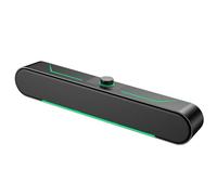 Widybord Nuevos Altavoces De Computadora De Alto Volumen LED Emiten Luz Altavoz Estéreo HiFi Escritorio Caixa Barra de Sonido