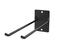 Widybord Organizador de almacenamiento resistente, soporte de pared de acero para herramientas de jardín, pala, rastrillo, gancho de pared, 1 pieza