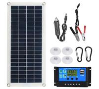 Widybord panel solar cargador USB célula solar 60A controlador portátil placa solar impermeable para teléfono MP3 Pad camping al aire libre instalación fácil de usar