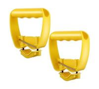 Widybord Paquete 2 sujetadores Mango de herramienta que permite ahorrar trabajo, fijación de manija pala o rastrillo ergonómico que permite ahorrar trabajo, mango de herramienta