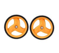 Widybord Paquete de 2 ruedas traseras de 293 mm para cortacésped Husqvarn 5324035-09, 5324327-49, 532403509, 532432749, piezas de repuesto para cortacésped