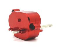 Widybord para 1/12 MN82 LC79 MN78 RC Piezas de Actualización de Coche Conjunto de Transmisión Conjunto de Caja de Cambios de Metal Rojo