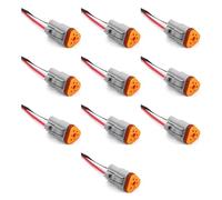Widybord para el conector impermeable de automóviles Deutsch con conector de haz de vaina, extremo de 3 agujeros con DT06-3S y fácil instalación