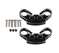 Widybord para X- 1/8 RC Coche Motocicleta Piezas de Actualización de Metales Placa de Fijación de Suspensión, Negro